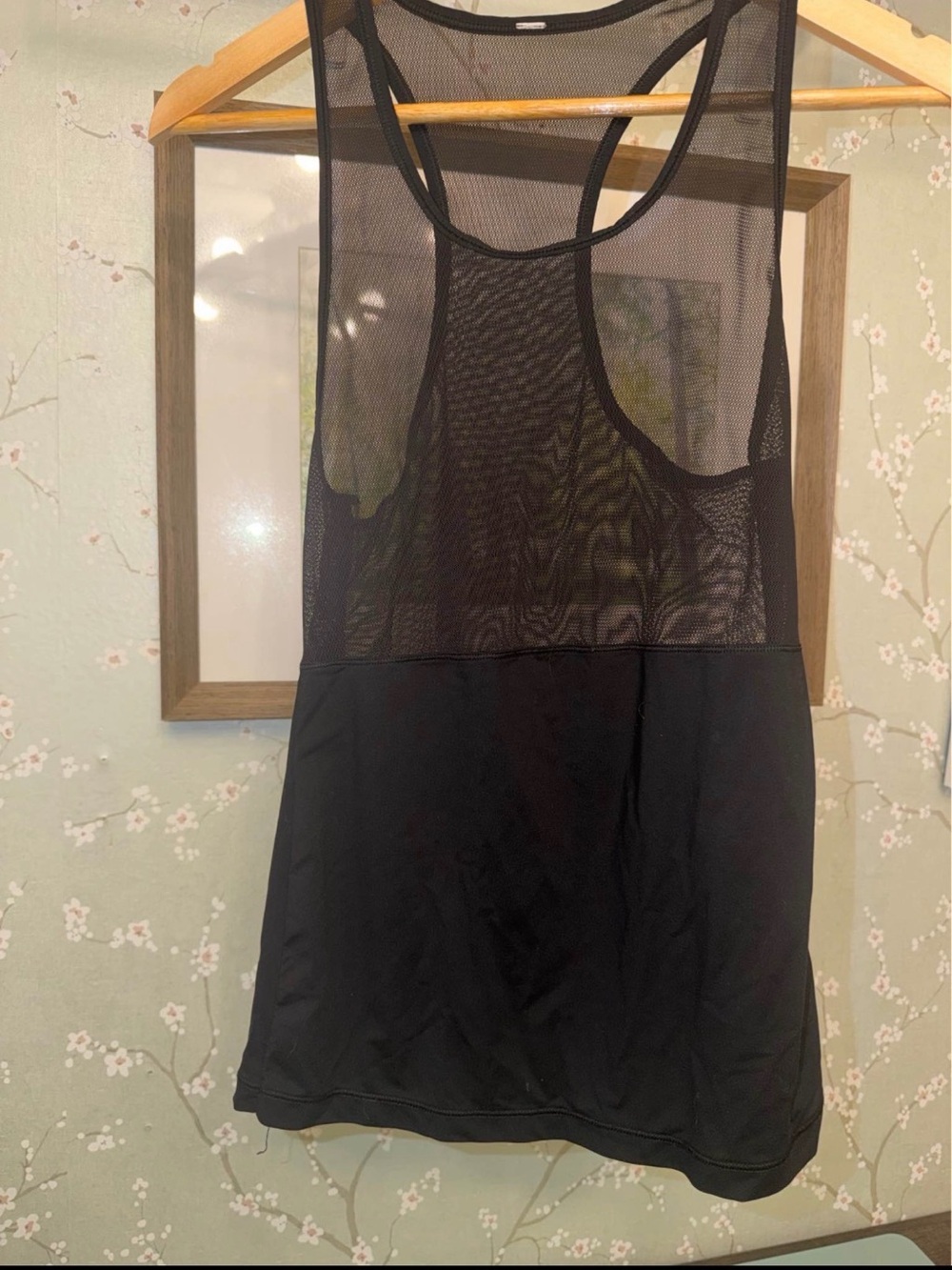 Lululemon Black Mesh Tank